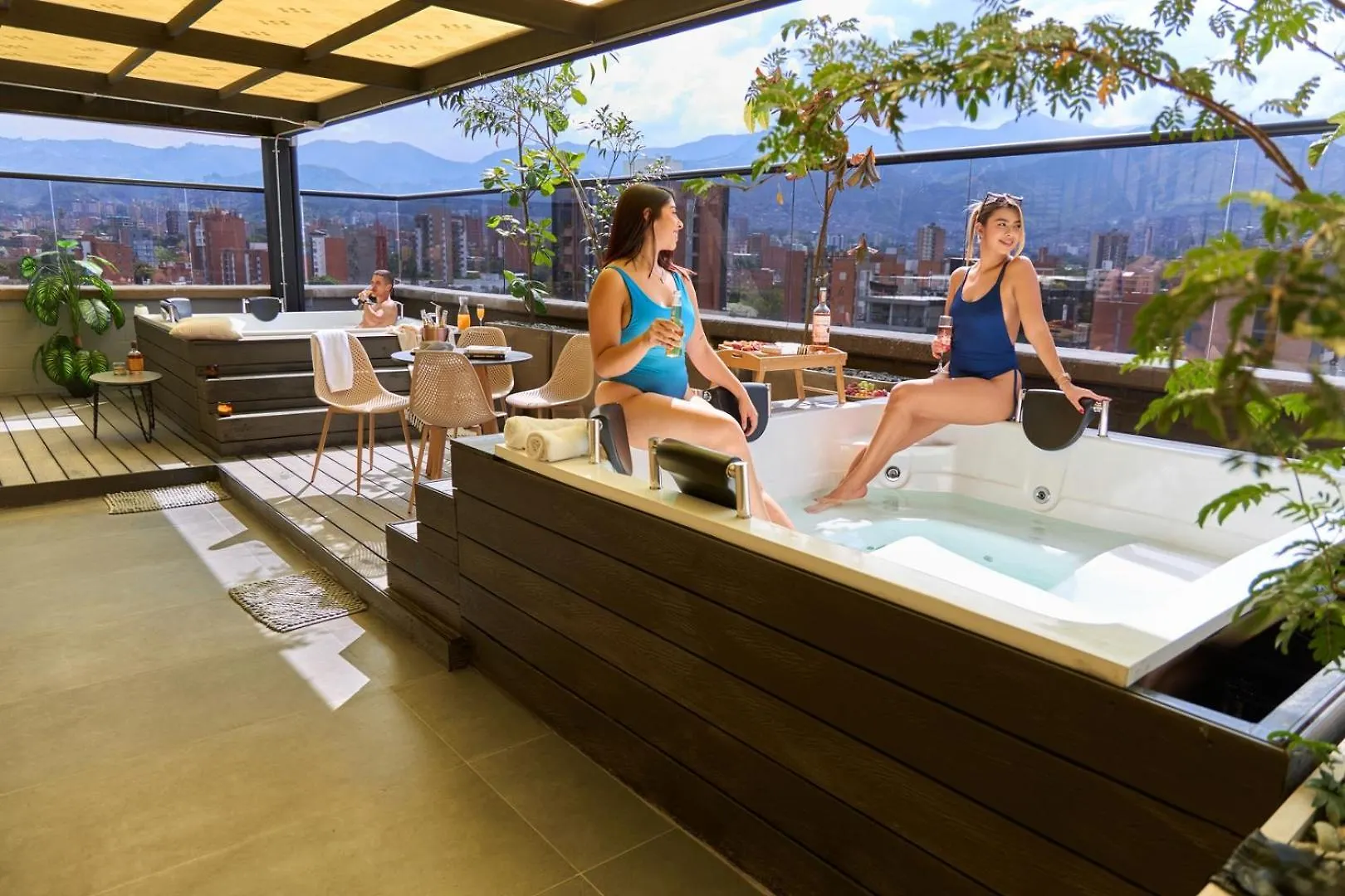 Stadium Hideaway Rosa Negra Jacuzzi Medellín